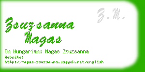 zsuzsanna magas business card